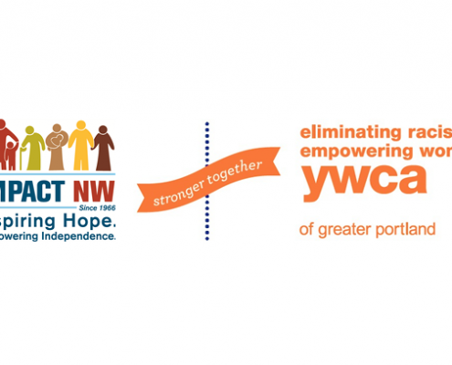 影响NW和YWCA - 共同努力Logo