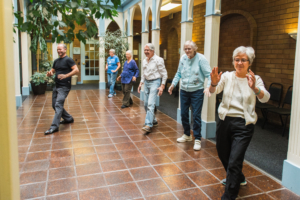 Seniors enjoying Tai Chi