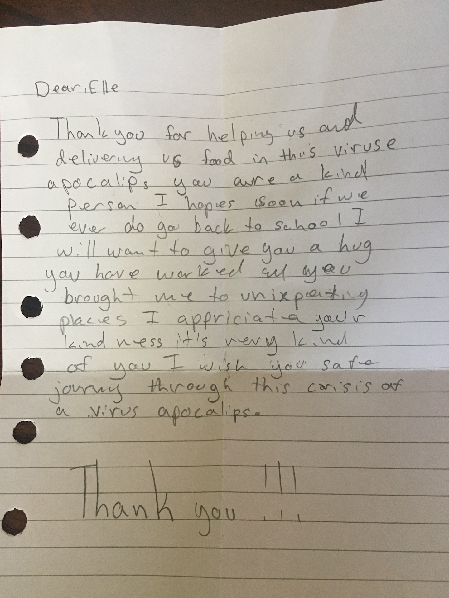 Gratitude A Heartwarming Thank You Message From A Student Impact NW