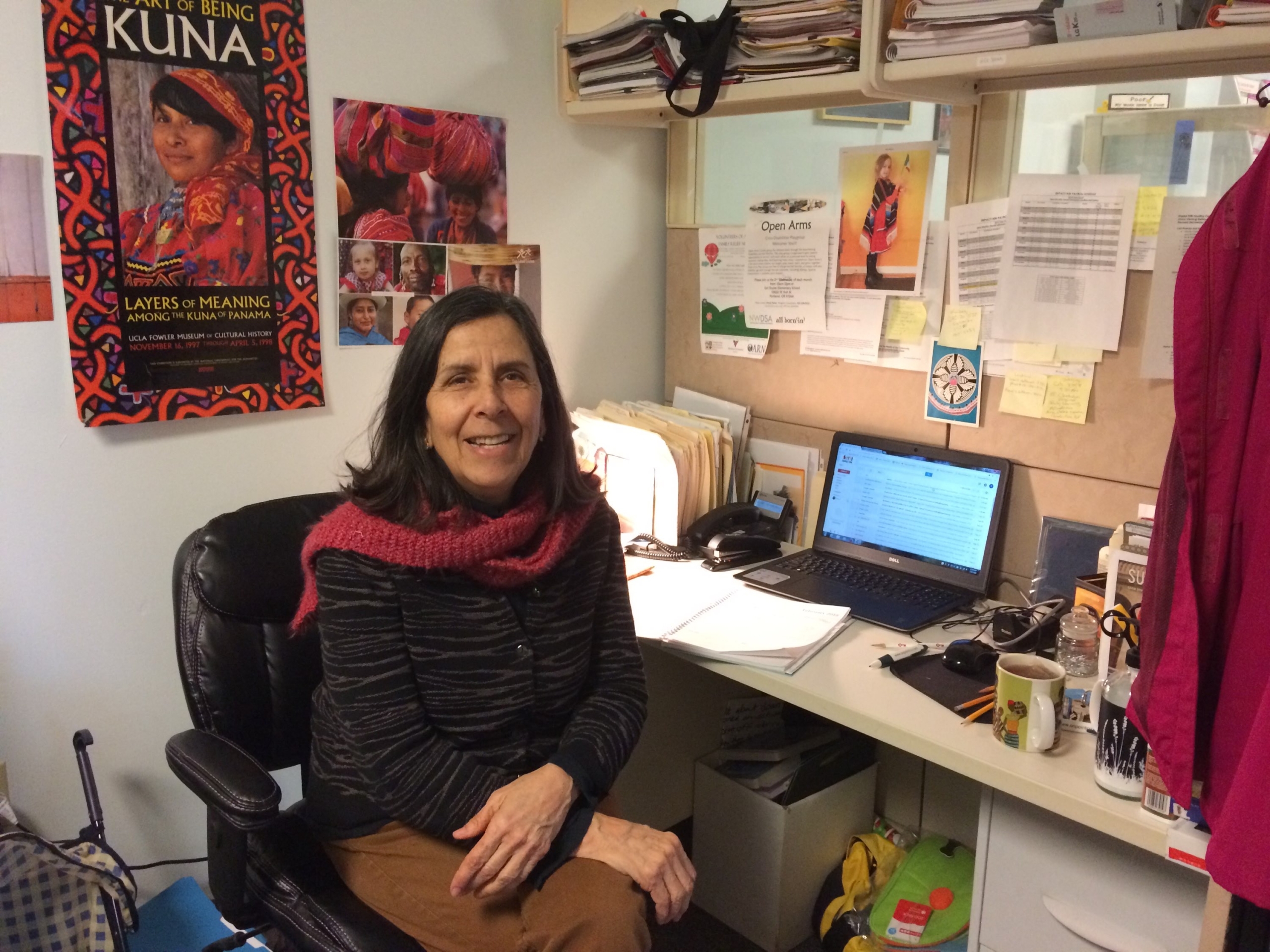 Sonia Rincon-Heflin in an office